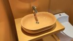 Chậu rửa lavabo đặt bàn TOTO LW896JW/F#MDR (LW896JWFMDR) màu cam vàng - Ảnh 11