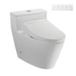 Bồn cầu TOTO MS625CDW25 1 khối nắp điện tử Washlet S5 TCF34461GAA giấu dây