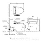 Bồn cầu TOTO MS625CDW25 1 khối nắp điện tử Washlet S5 TCF34461GAA giấu dây - Ảnh 2