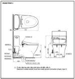 Bồn cầu TOTO MS887RW11 1 khối nắp điện tử Washlet S7 TCF4911Z - Ảnh 11