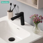 Bộ tủ chậu và tủ gương led size 600mm MOWOEN MW2807-60PVC - Ảnh 12