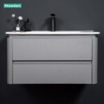 Bộ tủ chậu và gương led size 1000mm MOWOEN MW6632C-100 - Ảnh 3