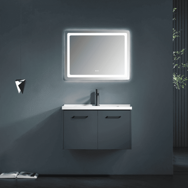 Bộ tủ chậu và gương led size 800mm MOWOEN MW6810S-80