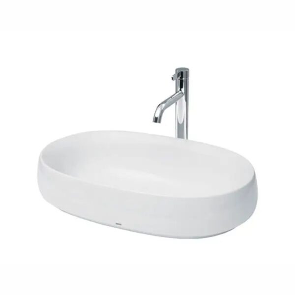Chậu lavabo đặt bàn Galalato TOTO PJS05WE#GW (PJS05WEGW) trắng bóng