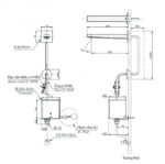 Vòi lavabo cảm ứng gắn tường TOTO TLE25010A - Ảnh 2