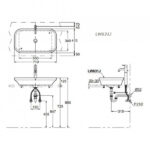 Chậu rửa lavabo đặt bàn TOTO LW631JW/F - Ảnh 2