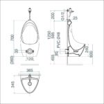 Tiểu nam treo tường cấp dương T9 - Ảnh 6