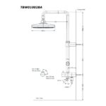 Bộ sen cây nóng lạnh TOTO TBW01002BA TBG03302VA TBW01010V - Ảnh 5