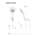 Bộ sen tắm nóng lạnh TOTO TBS06302V TBW01008V - Ảnh 5