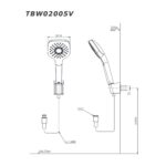 Bộ sen tắm nóng lạnh TOTO TBG11302VA TBW02005V - Ảnh 5