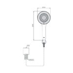 Bộ sen tắm nóng lạnh TOTO TBG04302VA TBW09010V (3 chế độ) - Ảnh 5