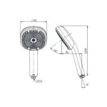 Bộ sen tắm nóng lạnh TOTO TBG13302A TBW15CE0A (4 chế độ) - Ảnh 5