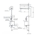 Vòi lavabo cảm ứng gắn tường TOTO TLE25010V - Ảnh 2