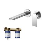 Vòi lavabo nóng lạnh gắn tường GT TOTO TLG13308A kèm van âm TLN103G0A