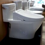 Bồn cầu TOTO MS887RW14 1 khối nắp điện tử Washlet C5 TCF24410AAA - Ảnh 4