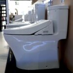 Bồn cầu TOTO MS889DRW14 1 khối nắp điện tử Washlet C5 TCF24410AAA - Ảnh 4
