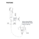 Vòi xịt vệ sinh TOTO TVCF202 - Ảnh 2