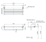 Thanh vắt khăn 2 tầng TOTO YTS406BV - Ảnh 4
