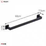 PK03B THANH VẮT KHĂN ĐEN NHÁM - Ảnh 2