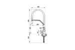 Vòi rửa chén Hafele Hydros HT20-CH1F187 570.82.230 - Ảnh 2