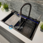Chậu rửa bát 1 hố thông minh 5 phím Camilla CMC-R5P 
