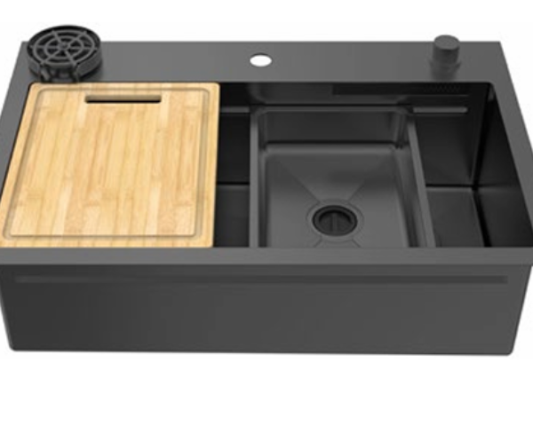 Chậu rửa chén Hafele WF R10 HS25-SSN1S-8052 567.24.489 màu đen
