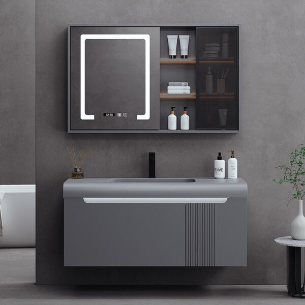 Tủ chậu lavabo nhựa PVC cao cấp: CMT-VT115T