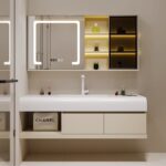 Tủ chậu lavabo nhựa PVC cao cấp: CMT-VT114T
