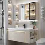 Tủ chậu lavabo nhựa PVC cao cấp: CMT-V68X