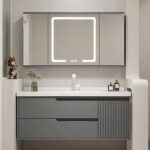 Tủ chậu lavabo nhựa PVC cao cấp: CMT-V65X