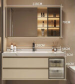 Tủ chậu lavabo nhựa PVC cao cấp: CMT-D69T - Ảnh 6