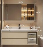 Tủ chậu lavabo nhựa PVC cao cấp: CMT-D69T - Ảnh 9