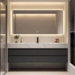 Tủ chậu lavabo nhựa PVC cao cấp: CMT-D26X