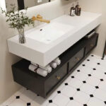 Tủ chậu lavabo nhựa PVC cao cấp: CMT-D22-2T - Ảnh 4