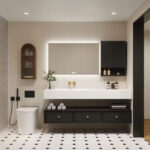 Tủ chậu lavabo nhựa PVC cao cấp: CMT-D22-2T - Ảnh 3