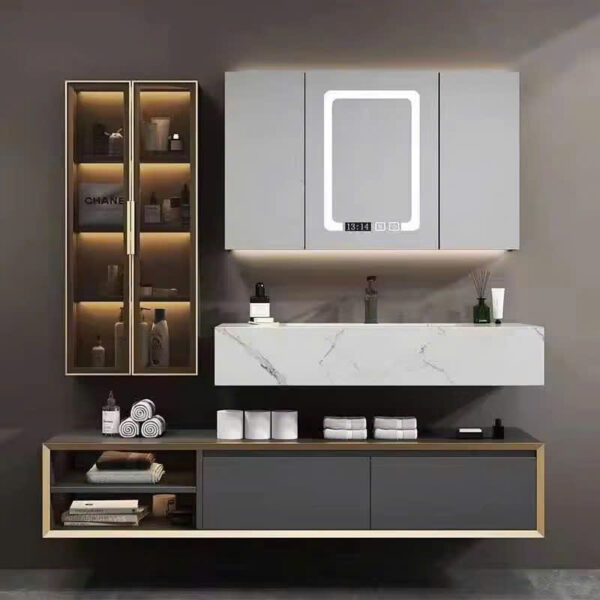 Tủ chậu lavabo nhựa PVC cao cấp: CMT-Q14X