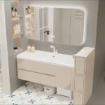 Tủ chậu lavabo nhựa PVC cao cấp: CMT-B04T